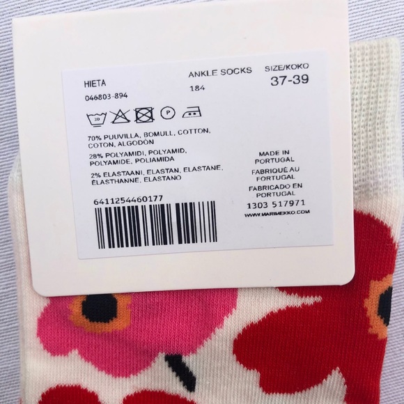 Marimekko Hieta Unikko Socks - Picture 3 of 3